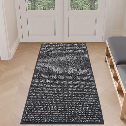 BEQHAUSE Dirt Trapper Door Mat 24"x60", Non-Slip Washable Doormat by BEQHAUSE
