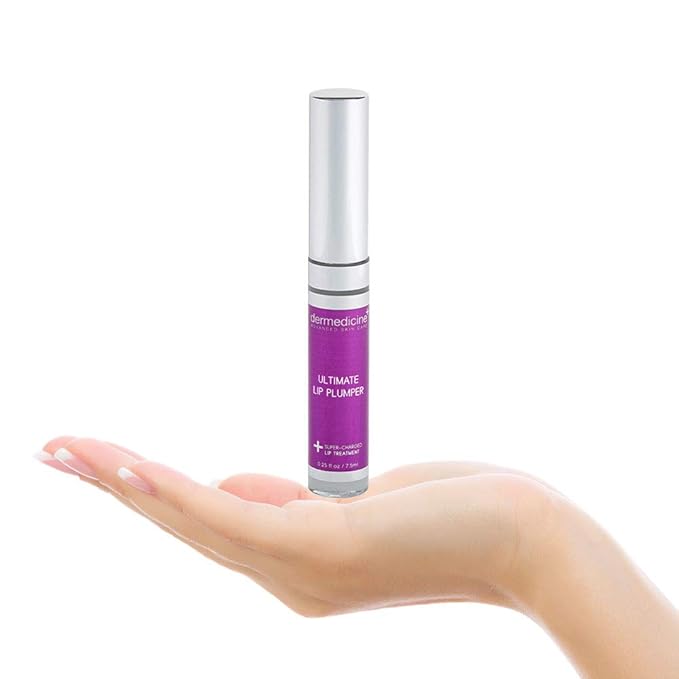 Ultimate Lip Plumper Super-Charged Lip Treatment w/Peptides, Vitamin E & Hyaluronic Spheres | May Enhances and Boost Lips for a Plumper Appearance 0.25 fl oz / 7.5ml