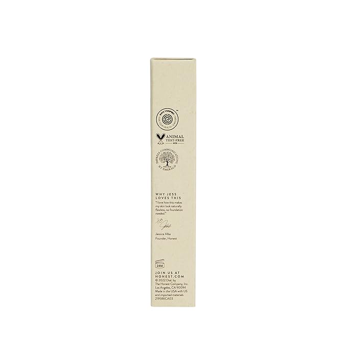 Honest Beauty Fresh Flex Concealer with Niacinamide + Vitamin E + Hyaluronic Acid | Vegan + Cruelty free | Nutmeg, 0.17 fl oz