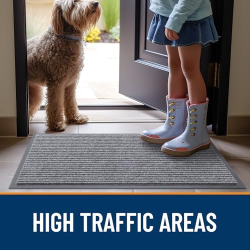 OLANLY 2-Pack Front Door Mats 71x47, Waterproof Heavy-Duty Doormats - Image 7