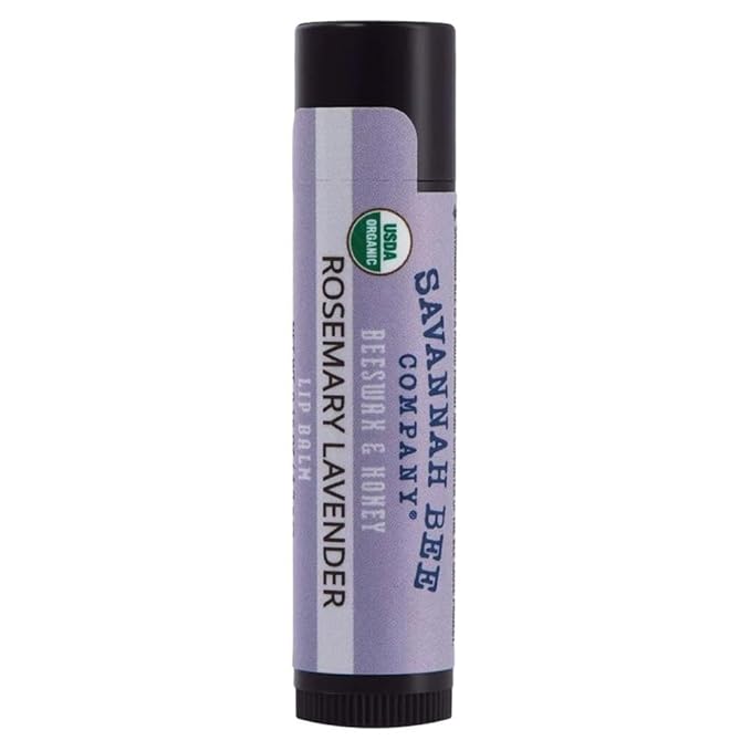 Savannah Bee Company Lip Balm - Lip Moisturizer for Chapped Lips - Hydrating Lip Balm with Pure Honey