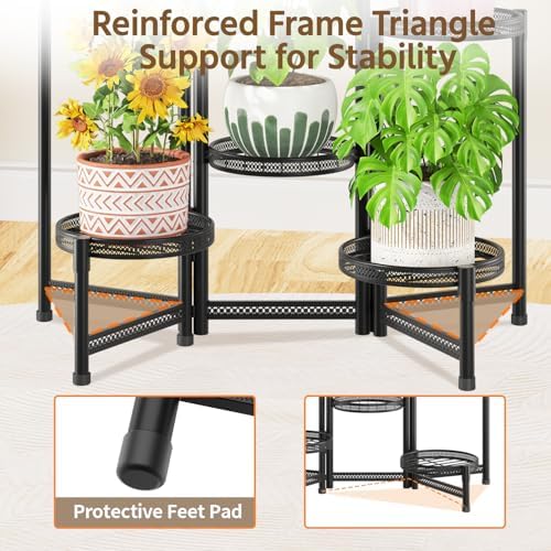 LASZOLA Plant Stand Indoor Outdoor Tall - Image 6