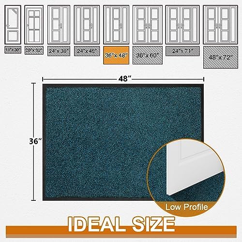 Mibao Super Absorbent Front Door Mat, Non-Slip Washable Indoor Doormats - Image 2