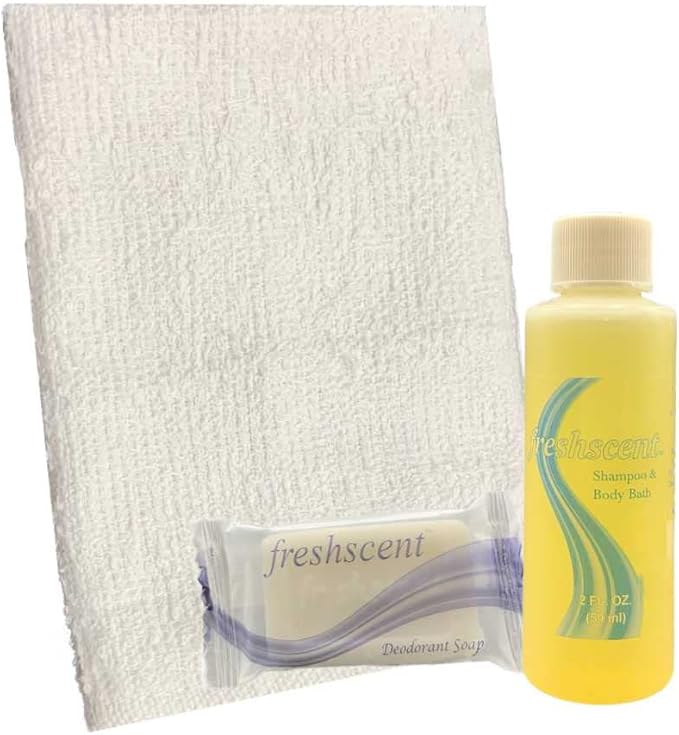 WNL Products 1400-25PACK Adult Comfort Kit, Premium Essential Personal Hygiene Supplies, 25 Pack