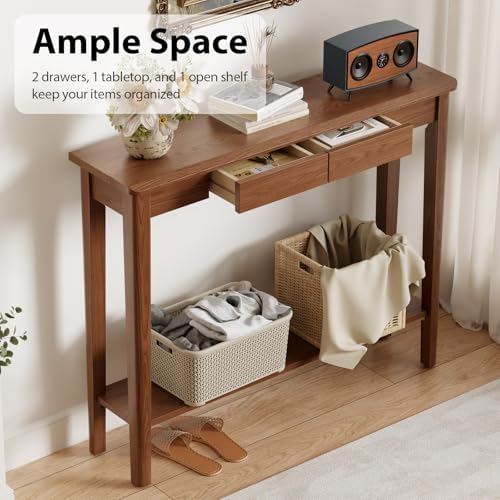 AQIMUELE Wood Console Table - Image 4