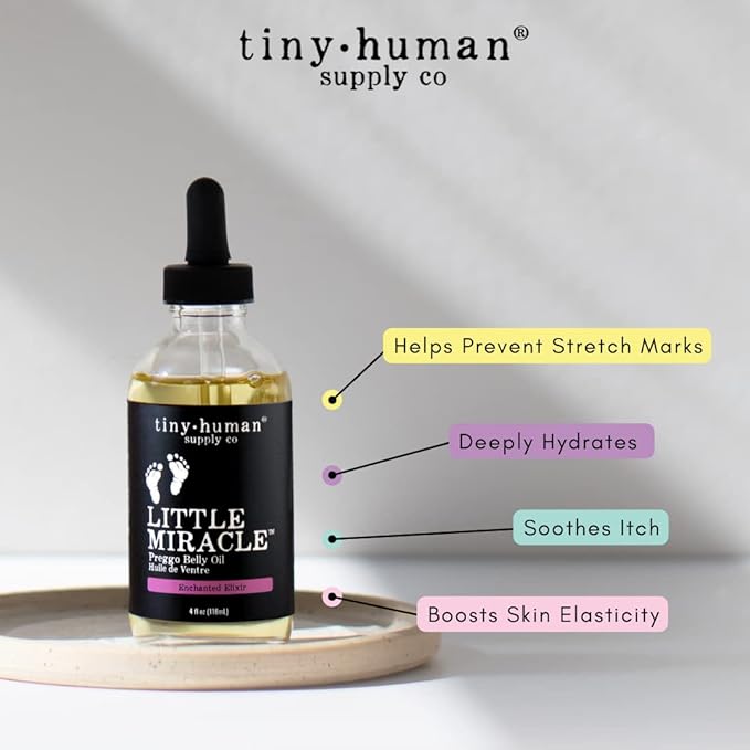 Little Miracle Preggo Belly Oil (Enchanted Elixir) for Pregnancy Stretch Marks and Itching