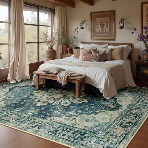 RELEANY Washable Area Rug, Large 9'x12' - Image 3