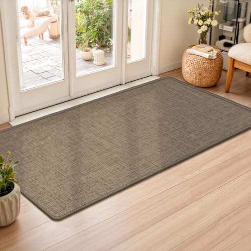 LEKEEPGO Ultra Thin Indoor Door Mat 24"x47", Non Slip Doormats by LEKEEPGO
