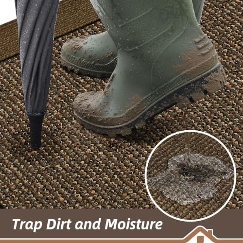 BEQHAUSE Indoor Door Mat 20" x 48", Dirt Trapper Door Mats - Image 3
