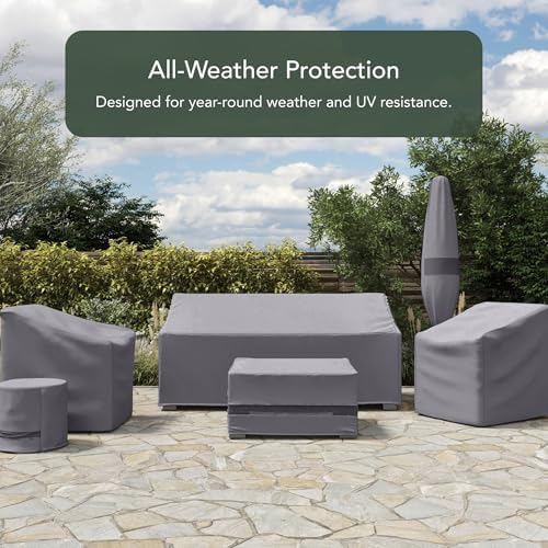 Covermates Elite Outdoor Deck Box Cover - 96W x 42D x 25H - Weatherproof - Image 3