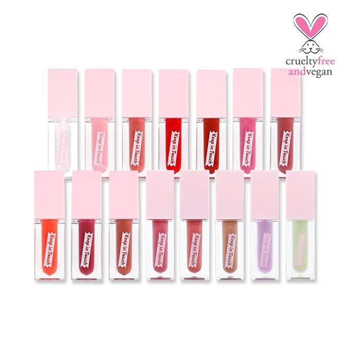 Keep In Touch Jelly Plumper Tint: Tea & Twinkle | Non-Sticky, Long-Lasting Lip Gloss | Vegan and Cruelty-Free Korean Lip Tint (Fairy Tale)