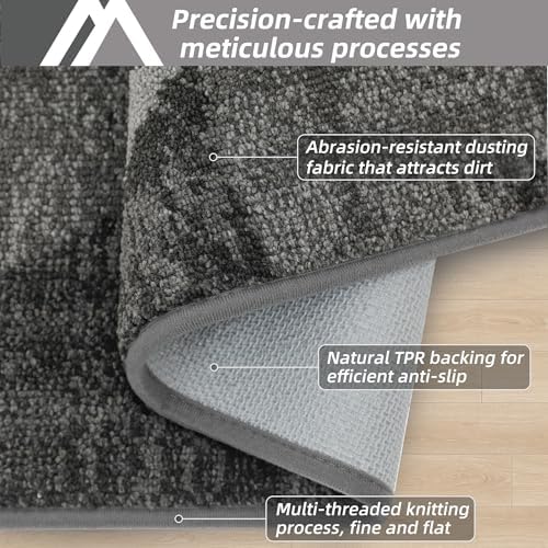 COSY HOMEER Entryway Rugs Doormat 36"x60", Non-Slip Absorbent Door Mat - Image 3