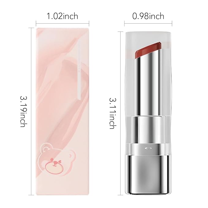 1Pcs Tinted Lip Balm Moisturizing Lipstick – Cool Plum Red Sheer Hydrating Lip Color for Dry Lips – Nourishing Lip Balm for All Women with a Subtle Natural Scent (S04 Winter)
