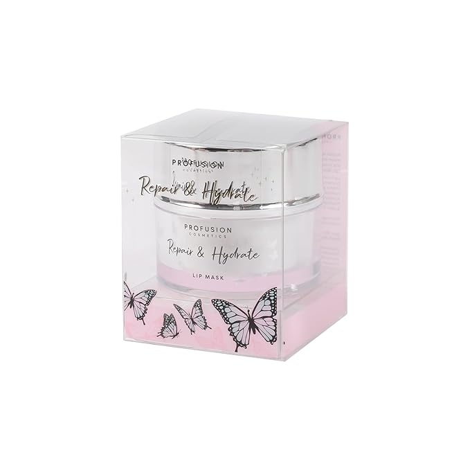 Profusion Cosmetics Empowered Butterfly Repair and Hydrate Lip Mask, Moisturizer Designed for Care and Treatment, Clean Beauty Product Nourishes Healthy Skin and softer, smoother pout