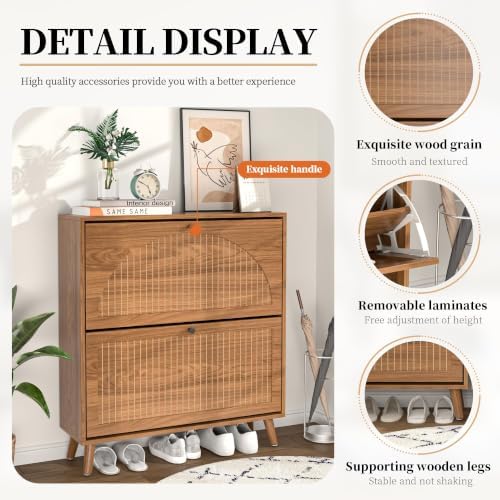 Fsbecl Shoe Cabinet Storage for Entryway - Image 4