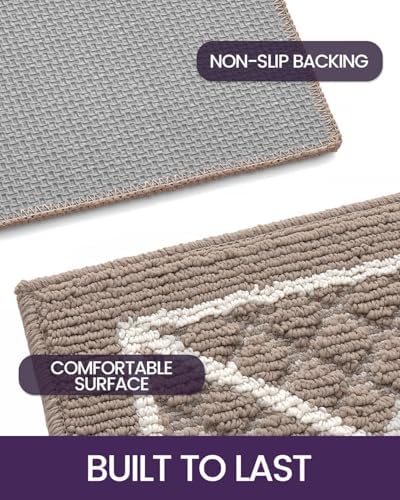 DEXI Front Door Mat Indoor Entryway 32x48 Inside Entrance Doormat Beige - Image 4