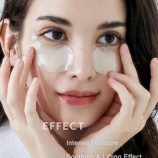 MIZON Triple Hyaluronic Acid Eye Gel Patches – Hydrogel Eye Masks with Seaweed Extract for Deep Hydration, Plumping & Soothing – 60 Pcs Under-Eye Treatment for Dryness & Fine Lines