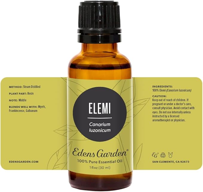 Edens Garden Elemi Essential Oil- 100% Pure Premium Grade, Undiluted, Natural, Therapeutic, Aromatherapy, The Best for Diffuser, Skin, Face, Hair 30 ml (1 fl oz)