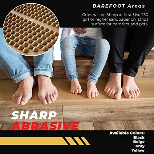 GripStrip Stair Treads for Wooden Steps, Non Slip Stair Grips for Outdoor or - Image 4