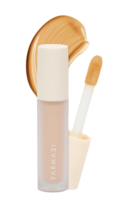 FARMASI Vfx Pro Liquid Concealer Makeup, All-in-one Full Coverage, Highly Pigmented Concealer for All Skin Type, Hide Shadows & Imperfections, Enhance Skin Fullness Foundation Concealer 0,24 Fl Oz W09
