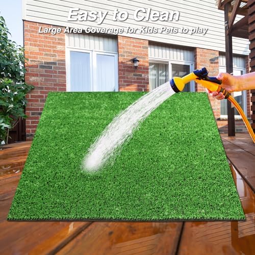 XLX TURF Outdoor Artificial Grass Rug 5FT X 7FT, Extra Large Pets Grass Pad - Image 5