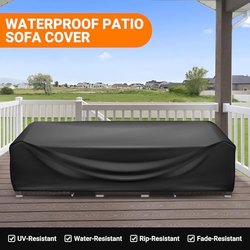 WLEAFJ Patio Furniture Covers Rectangle, Outdoor Table Covers Waterproof - Image 7