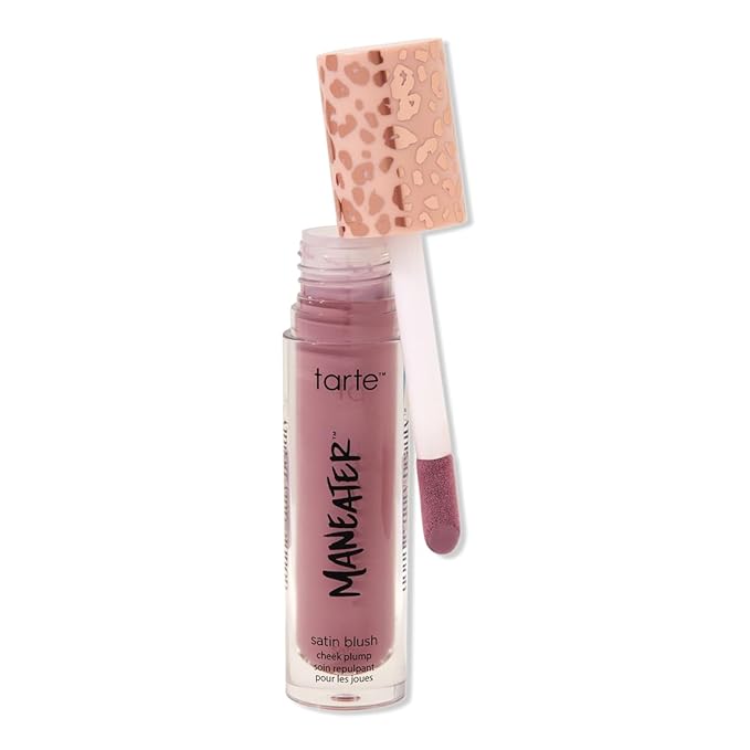 Tarte Maneater Satin Blush Cheek Plump Full Size (Mauve, 27OZ)