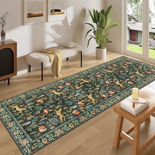 DUKINO 3x8 Runner Rug, Animal Washable Runner Rug - Image 3
