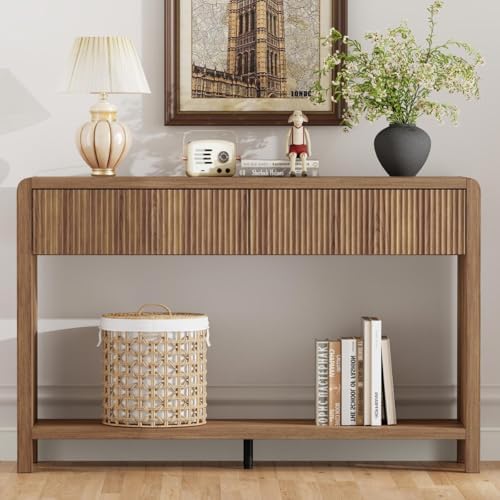 FATORRI Console Sofa Table for Entryway, 47.2 Inch Wood Foyer Tables for Living - Image 7