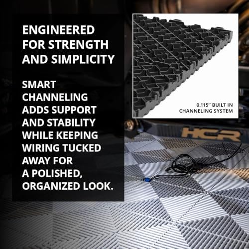 Swisstrax Ribtrax Smooth PRO Interlocking Garage Floor Tiles, 15.75 x 15.75-Inch - Image 5