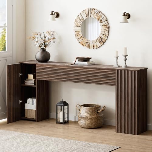 FABATO 70.8” Fluted Long Console Table by FABATO