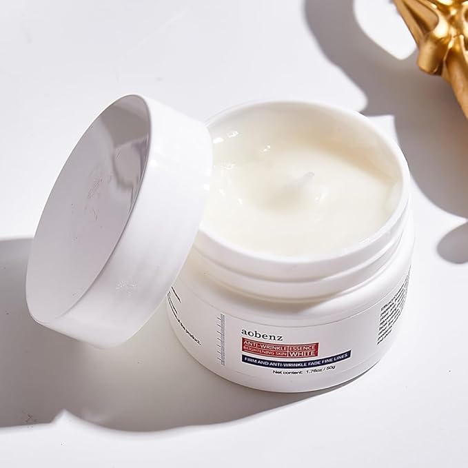 SINPIN aobenz Anti Aging Moisturizer Face Cream for Women & Men - Night Cream for Face & Neck | All Skin Types | Niacinamide + Hyaluronic Acid | Firming, Tightening, Anti Wrinkle, 1.76FL (2PCS)