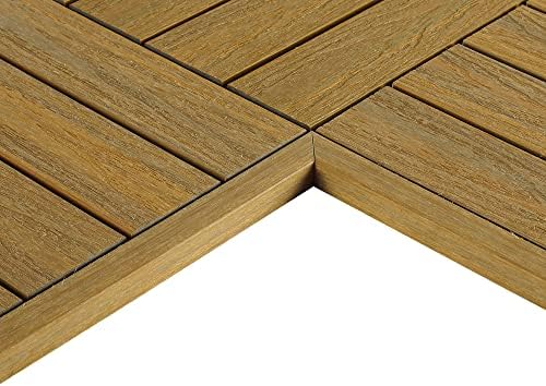 NewTechWood 1/12 ft. x 1 ft. Quick Deck Composite Deck Tile Inside Corner Trim by NewTechWood