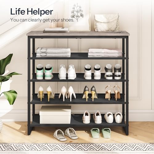 HOOBRO Shoe Rack, 5 Tier Shoe Storage Organizer - Image 3