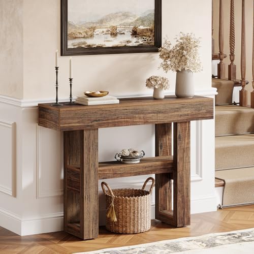 Tribesigns 41.34" Farmhouse Console Table, Sofa Table Behind The Couch - Image 6