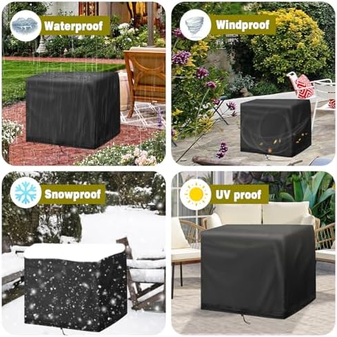 Patio Table Cover End Table Cover-17"L x 17"W x 18"H - Image 6
