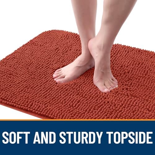 OLANLY Dog Door Mat for Muddy Paws 47x24, Super Absorbent Chenille Mud Mat - Image 4