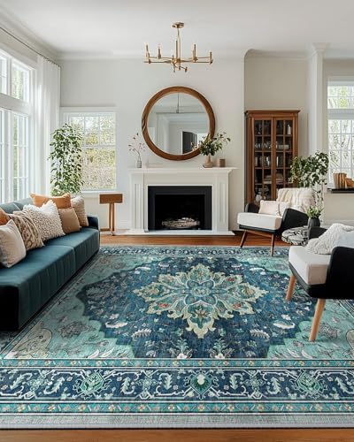 RELEANY Washable Area Rug, Large 10'x14' - Image 2