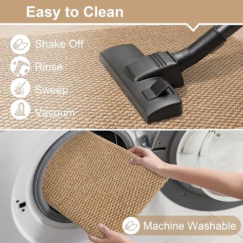 Ultra Thin Door Mat 20"x 32", Non-Slip Entrance Rugs - Image 3