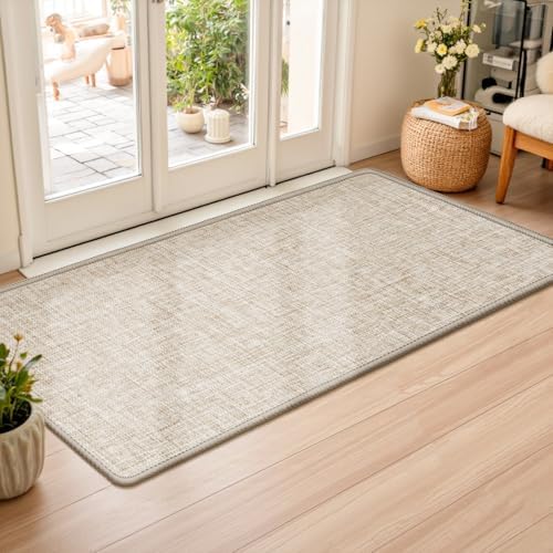 LEKEEPGO Ultra Thin Indoor Door Mat 24"x47", Non Slip Door Mat by LEKEEPGO
