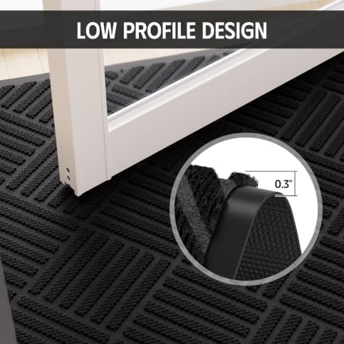Front Door Mat 23"x35", Heavy Duty Non-Slip Indoor Outdoor Doormat - Image 6
