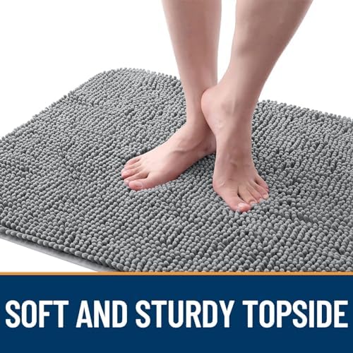 OLANLY Dog Door Mat for Muddy Paws 40x32, Super Absorbent Chenille Mud Mat - Image 4