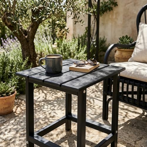 Kromax Outdoor Side Table, Small Outdoor Table - Image 4
