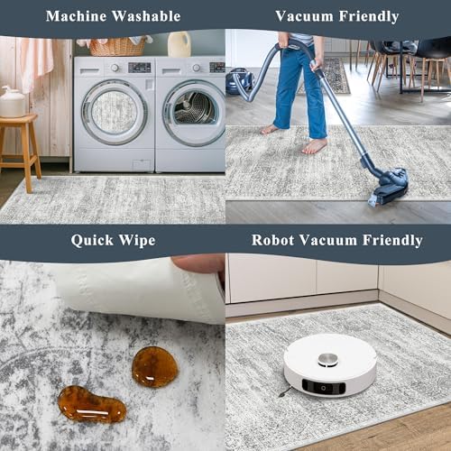 Kitchen Mats for Floor 2 Piece, Non Slip Washable Kitchen Rugs Sets for Floor - Image 7