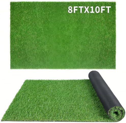 XLX TURF Realistic Artificial Turf Grass 8 FT X 10 FT by XLXTURF