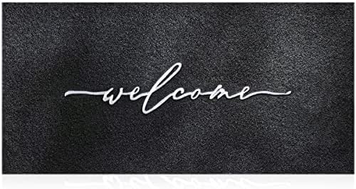 AAZZKANG Welcome Mats for Front Door Non Slip Indoor Outdoor Doormat Large by AAZZKANG