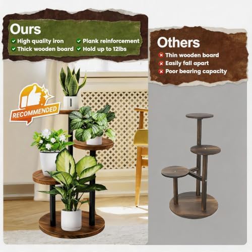 GEEBOBO 3 Tier Plant Stand Indoor - Image 4