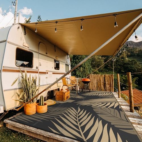 GENIMO Outdoor Rug, Waterproof Plastic Rugs 10'x20' - Image 3