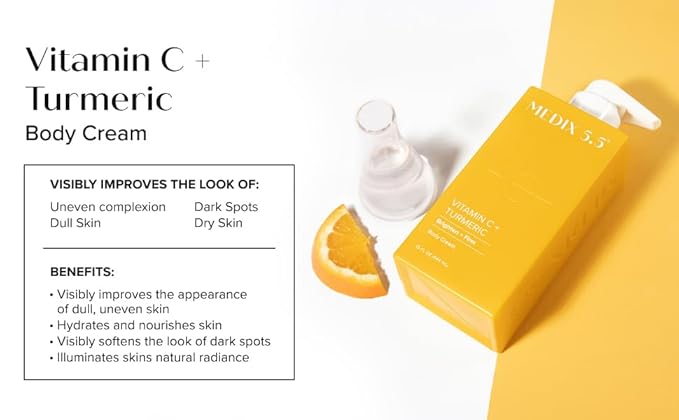 MEDIX 5.5 Vitamin C Cream Face Lotion & Body Lotion Moisturizer | Anti Aging Skin Care Firming & Brightening Cream Diminishes The Look Of Uneven Skin Tone, Age Spots, & Sun Damaged Dry Skin, 15 Fl Oz