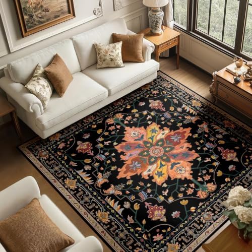 RELEANY Washable Area Rug, Square 7'x7' - Image 2